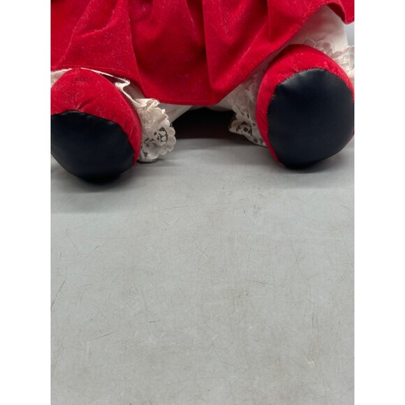 Vintage 14" Main Joy LTD Sitting Plush Mrs Santa Claus Used READ - Picture 9 of 16